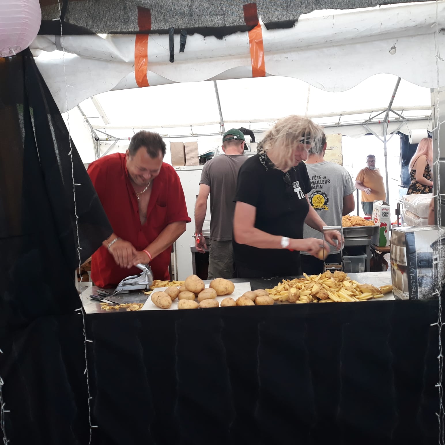 Le bar de la guinguette